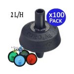 Lot de 100 goutteur autorégulant autoperçan 2 l / h, non réglable, toro Lot de 100 goutteur autorégulant autoperçan 2 l / h, non réglable, toro