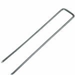 Linxor ? lot de 100 piquets de terre 15 cm ? acier galvanis� ? bouts biseaut�s pour insertion rapide ...