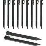 Lot de 12 bordures de jardin robustes en plastique de 25 cm, avec piquets d'ancrage pour d�limitation ...
