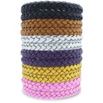 Lot de 12 bracelets anti - moustiques, bandes anti - moustiques naturelles en cuir réglables sans deet ... Lot de 12 bracelets anti - moustiques, bandes anti - moustiques naturelles en cuir réglables sans deet ...