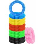 Lot de 12 bracelets anti - moustiques, bracelets anti - moustiques �tanches, cuir r�glable et eva, bracelets ...