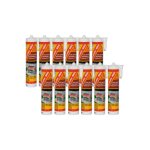 Lot de 12 colles pour assemblage de petits barbecues en pierre - sika sikacolle bbq - beige clair - 500g ...