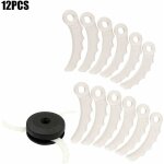 Lot de 12 lames de rechange pour d�broussailleuse makita 198426 - 9 198383 - 1 dur368az dur369az dur368lz ...