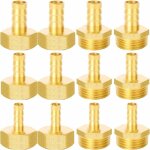 Lot de 12 raccords de tuyau 1 / 2', 8 mm, 10 mm, 12 mm, filetage ext�rieur et filetage int�rieur pour ...