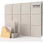Lot de 18 panneaux muraux insonoris�s, en mousse insonorisante, adapt�s aux studios d'enregistrement, ...