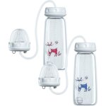 Lot de 2 3 - i n - 1 biberon anti - colique mains libres, 240ml biberon � lait r�glable � d�bit rapide, ...