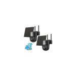 Lot de 2 3g / 4g lte caméra surveillance xega solaire avec carte sim, 2k hd 4g caméra extérieure sans ... Lot de 2 3g / 4g lte caméra surveillance xega solaire avec carte sim, 2k hd 4g caméra extérieure sans ...