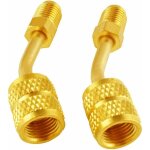 Lot de 2 adaptateurs r410a pour mini systme de fractionnement 5 / 16' femelle coupleurs rapides 1 / ...