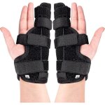 Crea - lot de 2 attelles de doigt de boxeur rembourr�es pour attelle de fracture de boxeur, attelle de ...