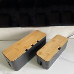 Lot de 2 bo�tiers passe - c�bles. permettent de dissimuler les multiprises et les c�bles �lectriques ...