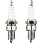 Lot de 2 bougies dallumage pour tondeuse � gazon mtd thorx, briggs & stratton ohv 35, ohv 45, ohv 55, ...