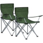Lot de 2 chaises de camping pliables, chaises pliantes pour l'extérieur, confortables, avec accoudoirs ... Lot de 2 chaises de camping pliables, chaises pliantes pour l'extérieur, confortables, avec accoudoirs ...