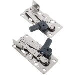 Lot de 2 charni�res plateau basculant pour tiroir d'�vier, plateaux basculants �vier, clips meuble faux ...