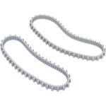Lot de 2 chenilles d'entrainement grises pour robot dolphin - dolphin - 9985006 - r2