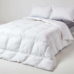 Homescapes - lot de 2 couettes 4 saisons 230 x 220 cm en duvet et plumes d'oie 9 + 4, 5 tog