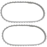 Lot de 2 courroies rcx23002 aquavac tiger shark pour nettoyeur de piscine hayward aquavac tiger shark ...