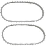 Lot de 2 courroies rcx23002 aquavac tiger shark pour nettoyeur de piscine hayward aquavac tiger shark ...