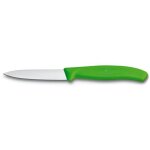 Lot de 2 couteaux office 8 cm vert - swissclassic - victorinox