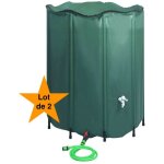 Le poisson qui jardine - lot de 2 cuves, réservoirs récupérateurs d'eau de pluie pliable 1000 l d' eau ... Le poisson qui jardine - lot de 2 cuves, réservoirs récupérateurs d'eau de pluie pliable 1000 l d' eau ...