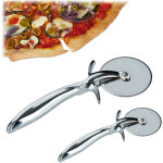 Lot de 2 dcoupes pizza pro roulette  pizza lame inox  7 cm couteau  pizza poigne antidrapante, ...