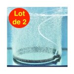 Lot de 2 diffuseurs d'air poreux 70 cm pour bassins de jardin + tuyau. aération optimale du bassin Lot de 2 diffuseurs d'air poreux 70 cm pour bassins de jardin + tuyau. aération optimale du bassin