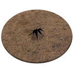 Lot de 2 disques de paillage coco fibres naturelles - 30 cm - marron
