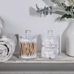 Lot de 2 distributeurs de support qtip pour boule de coton, coton - tige, tampons ronds en coton, fil ... Lot de 2 distributeurs de support qtip pour boule de coton, coton - tige, tampons ronds en coton, fil ...