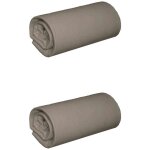 Terre de nuit - lot de 2 draps housses jersey taupe bonnet 30 cm 100% coton biologique 90x200 Terre de nuit - lot de 2 draps housses jersey taupe bonnet 30 cm 100% coton biologique 90x200
