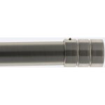 Boulet - lot de 2 embouts cylindre pour tringles � rideaux de diam. 28mm en nickel mat