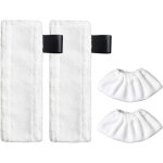Lot de 2 ensembles de lingettes de nettoyage de rechange pour nettoyeur vapeur karcher sc2 sc3 sc4 sc5 ...
