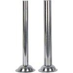 Lot de 2 entonnoirs de remplissage de saucisses, acier inoxydable, remplisseur de saucisses, broyeur ...