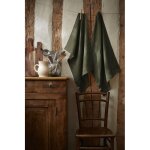 L'effet papillon - lot de 2 essuie - mains 'soline' 50 x 70 cm lin lav� - couleur: soline thym