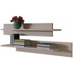 Muebles bonitos - lot de 2 tagres murales 100cm modle luke sonoma mate