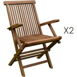 M&s - lot de 2 fauteuils en teck