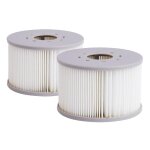 Mspa ? lot de 2 filtres � cartouches pour spa semi - rigide ? syst�me de filtration efficace ? compatible ...
