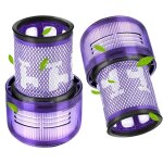 Lot de 2 filtres hepa pour aspirateur dyson v12 detect slim - pice de rechange du filtre arrire