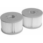 Lot de 2 filtres mspa v2 pour spas gonflables fjord, kili, camaro, mono, aurora et tekapo - 2 cartouches ...