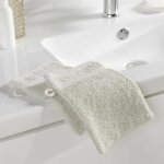 Lot de 2 gants de toilette  tendresse  15x21cm lin