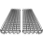 Lot de 2 grilles anti - nuisibles - pic anti pigeons, oiseaux, chats - repulsif naturel et ecologique ...