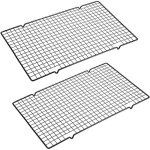 Lot de 2 grilles de refroidissement de cuisson, 25, 4 x 40, 6 cm, grille de refroidissement r�sistante ...