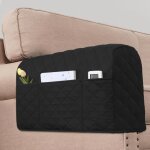 Lot de 2 housses d'accoudoir r�sistantes � l'eau pour accoudoirs de canap� avec 3 poches pour t�l�phone, ...