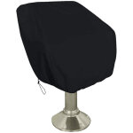 Lot de 2 housses de si�ge de bateau, housse de chaise de capitaine en tissu imperm�able d'ext�rieur, ...