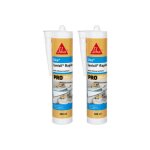Sika - lot de 2 mastics silicone anti - moisissure sanisil rapide - transparent - 300ml