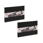Lot de 2 mini albums photos � personnaliser - pour 24 photos 10 x 15 ou 13x18 cm - noir - livraison gratuite ...