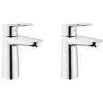 Grohe - lot de 2 mitigeurs lavabo bauloop taille m