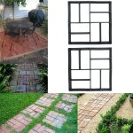 Unho - lot de 2 moule à pavé béton pavage chemin 40x40cm moule pour diy jardin terrasse allée Unho - lot de 2 moule à pavé béton pavage chemin 40x40cm moule pour diy jardin terrasse allée