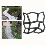 Lot de 2 moule  pav bton en rsine pavage moules pierres stepping stone pour jardin alle chemin