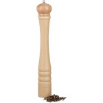 Lot de 2 moulins à poivre sel Épices en bois manuels 40 cm, avec meule céramique, rechargeable, nature ... Lot de 2 moulins à poivre sel Épices en bois manuels 40 cm, avec meule céramique, rechargeable, nature ...