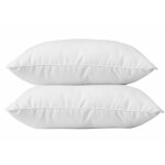 Lot de 2 oreillers anti - acariens 45 x 70 cm phytopure