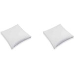 Lot de 2 oreillers microgel moelleux percale simmons 50x70